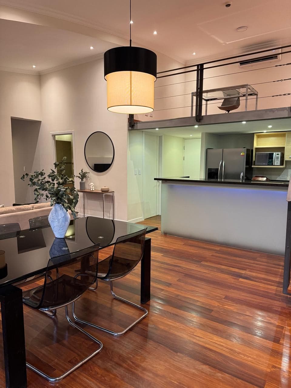 Comedor y cocina abierta